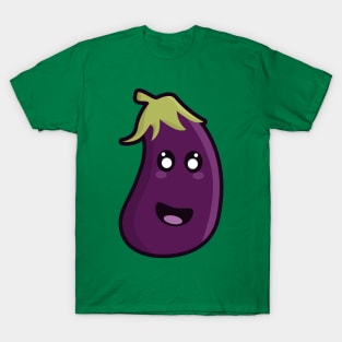 Kawaii Eggplant T-Shirt